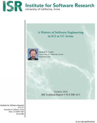 Software Engineering in ICS – A 50-year History  Software Engineering in ICS – A 50-year History